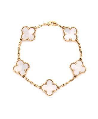 Pre-Owned Van Cleef Arpels Vintage Alhambra 5 Motifs Bracelet - 18k yellow gold 6625$