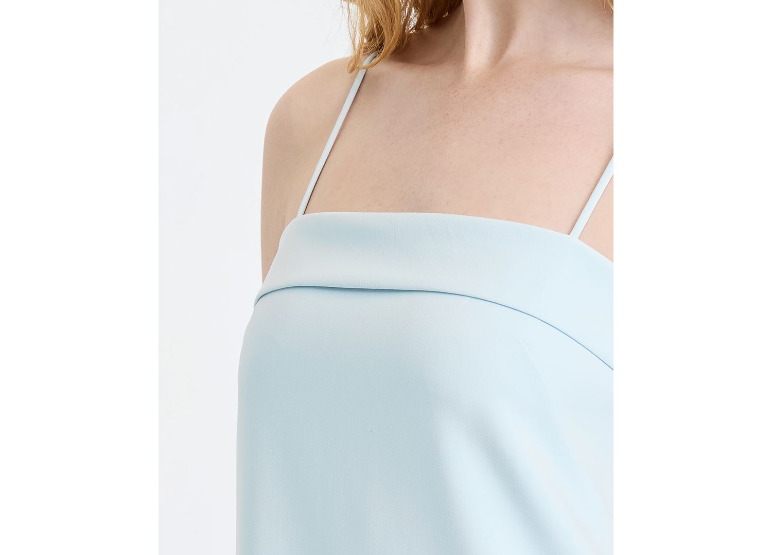 Women's Azra Twill Fold-Over Two-Pocket Strappy Mini Dress
