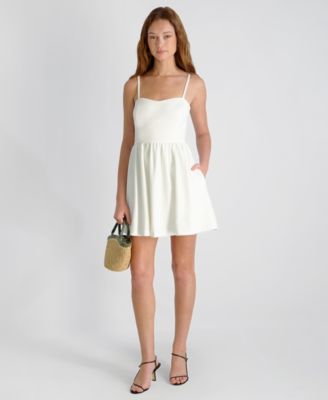 Women's Sweetheart Neck Mini Dress