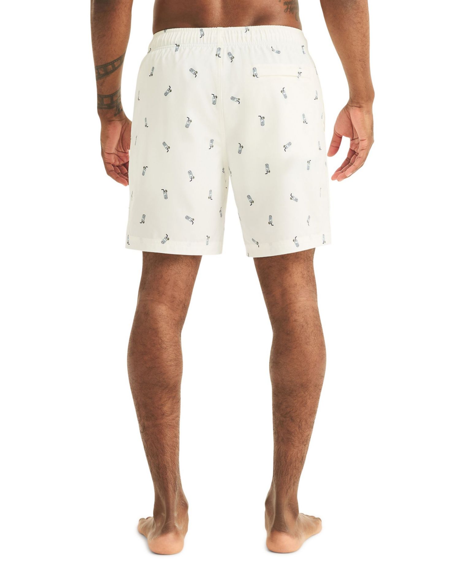 Men's 7" Full Elastic Boxer Liner Swimsuit