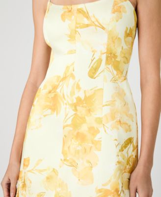 Women's Sleeveless Printed Mini Dress