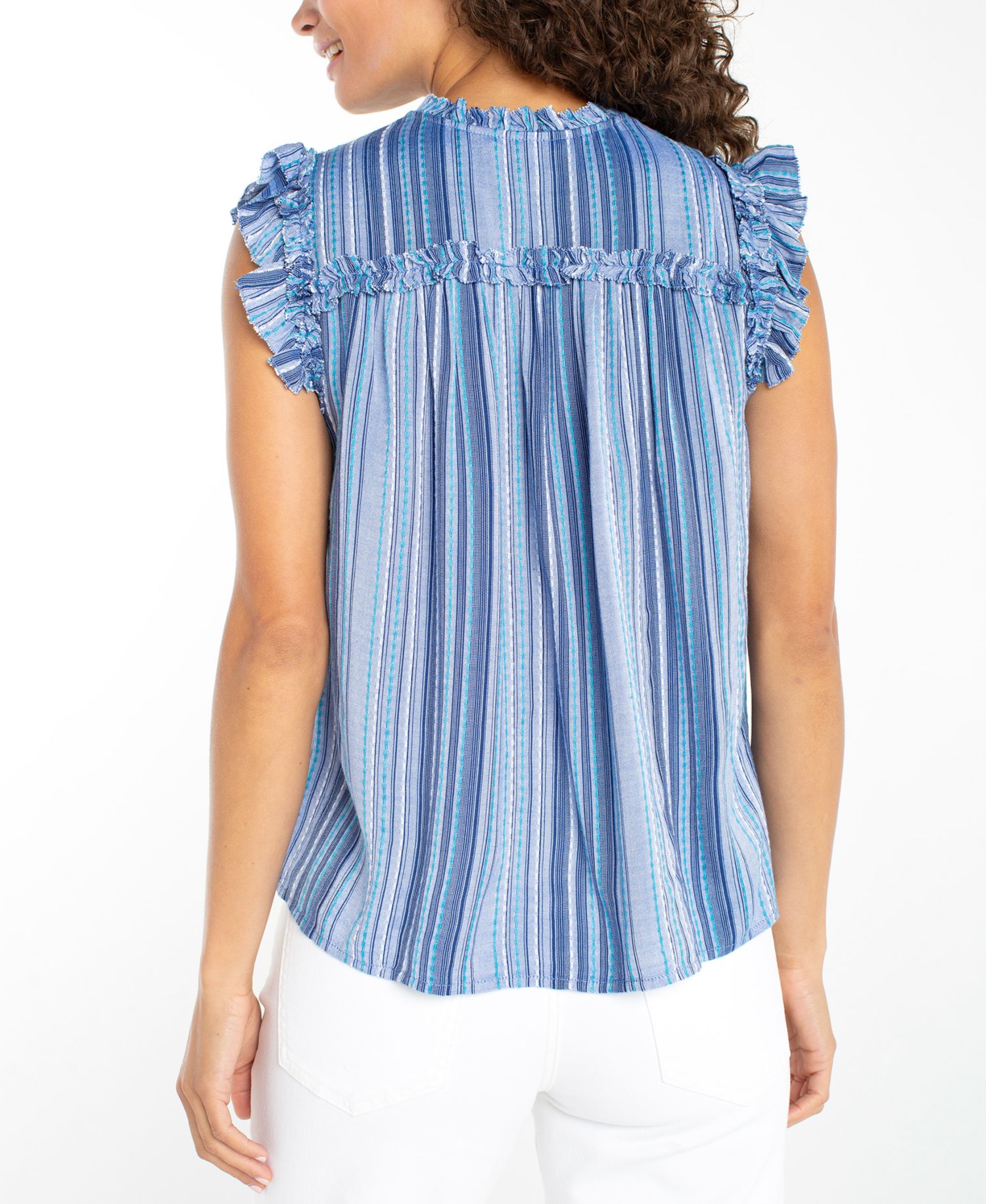 Petite V-Neck Blouse