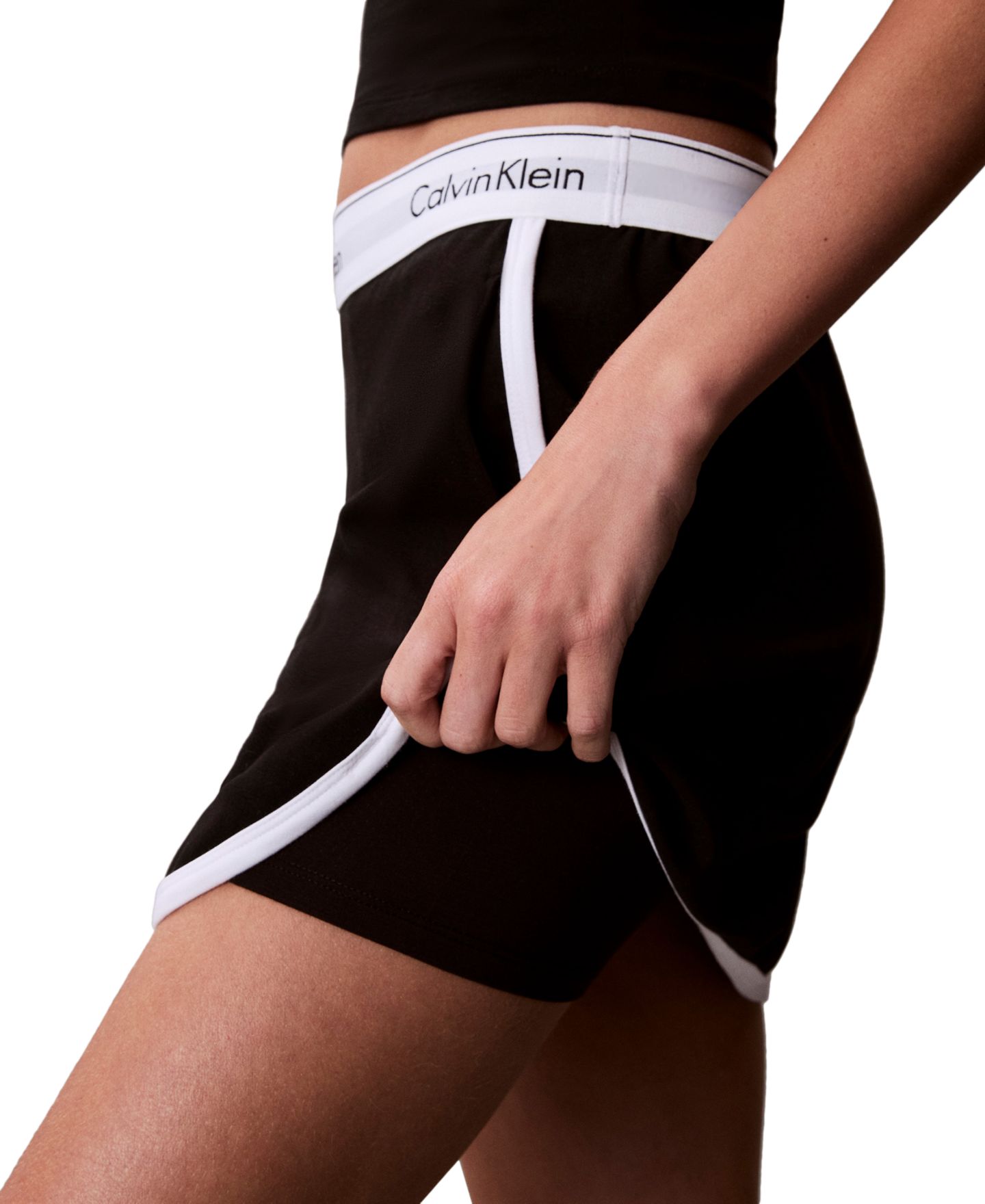 Женская юбка-шорты Calvin Klein Performance Pull-On Skort, цвет: Чёрный — фото 5