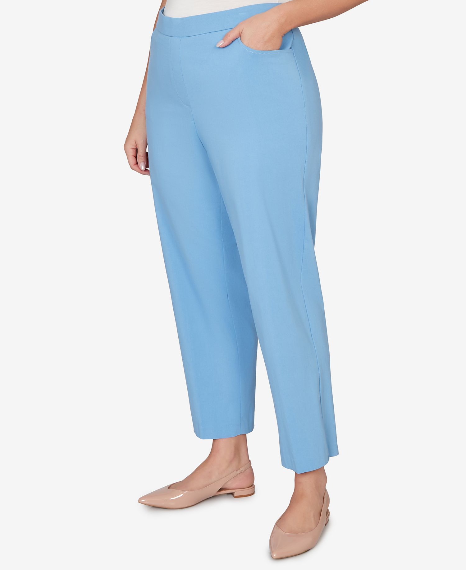 Plus Size St. Augustine Tailored Stretch Comfort Waistband Front Pocket Pants