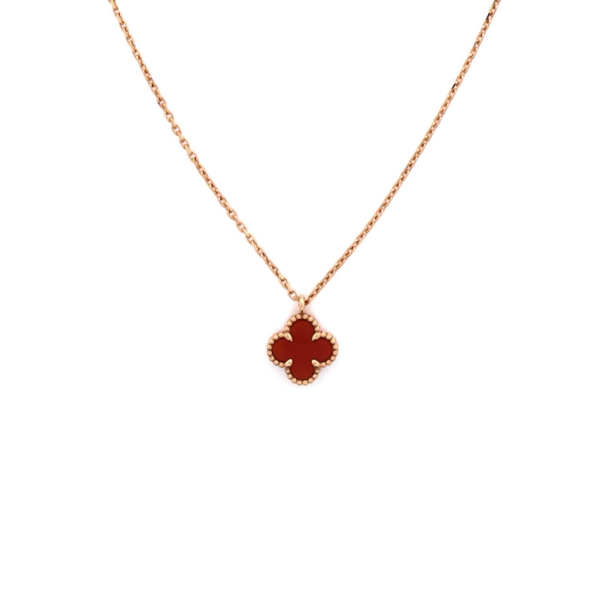 Pre-Owned Van Cleef & Arpels Sweet Alhambra Pendant Necklace - 18k rose gold