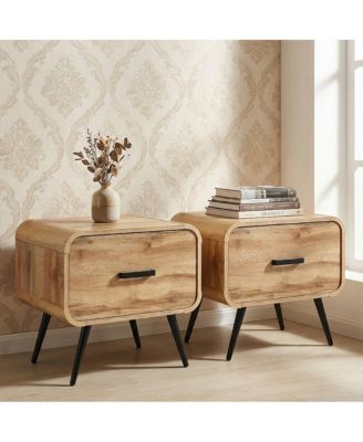 Rowan Wood 1-Drawer End Table (Set of 2)