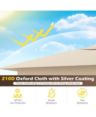 11.5 x 11.5 ft Pop Up Canopy Tent with Four Zippered Mesh Screen Sidewalls