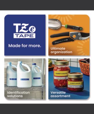 TZE131G 0.47 in. x 26.2 ft. TZe Standard Adhesive Laminated Labeling Tape