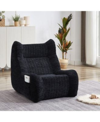 Oversized Bean Bag Chair with Armrests - Comfy Lounge Sofa