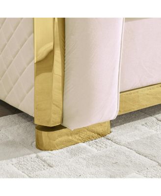 Velvet Tufted Loveseat Sofa