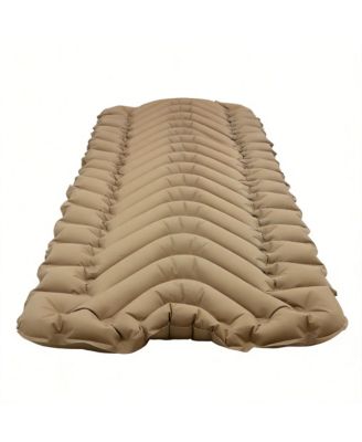 Static V Inflatable Sleeping Pad Camping Hiking Backpacking Air Bed Uninsulated Camping Outdoor Recreation Gear