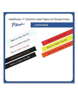 TZE451 0.94 in. x 26.2 ft. TZe Standard Adhesive Laminated Labeling Tape
