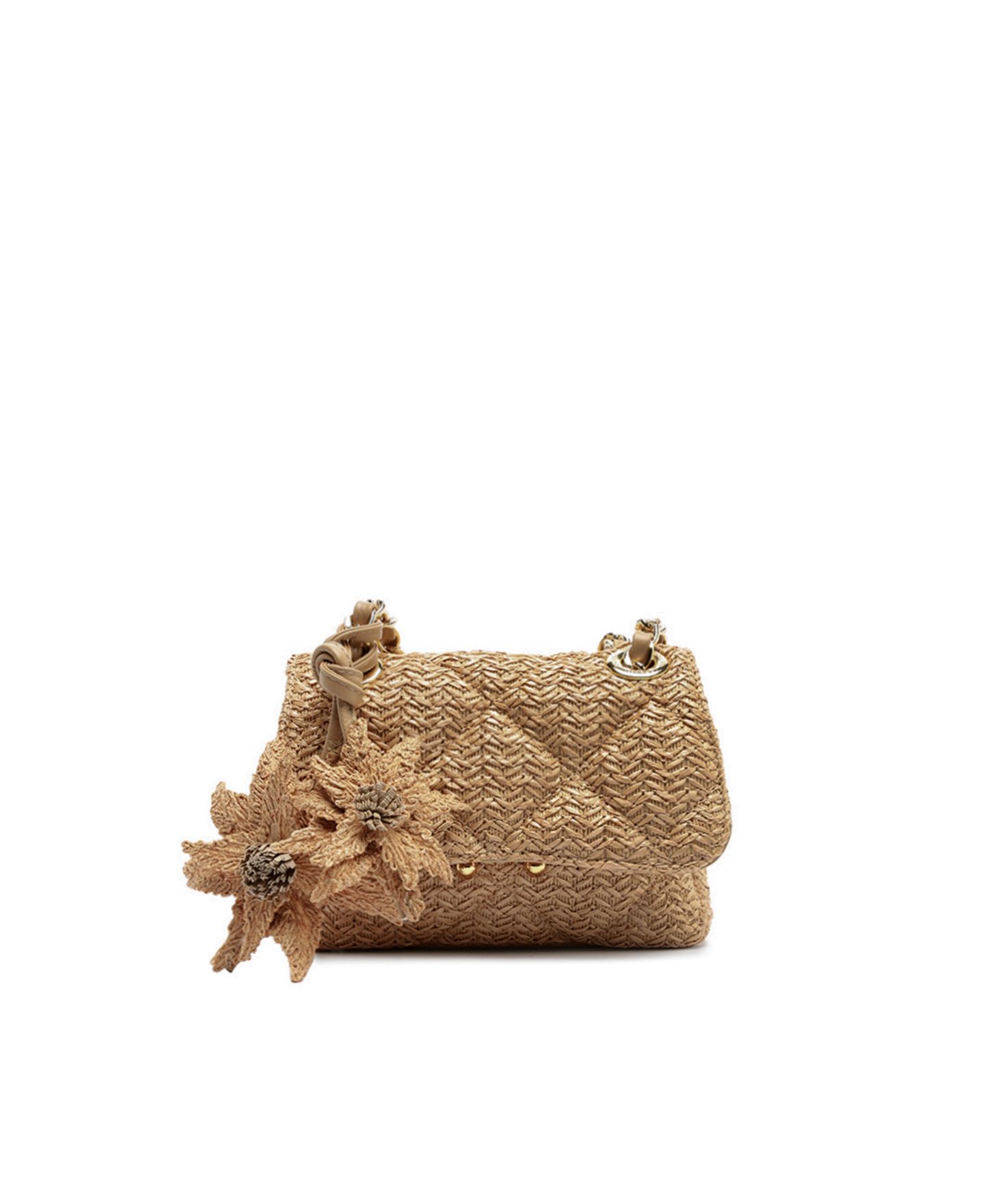 Женская сумка Arezzo Cali Small Crochet Turn-Lock Crossbody, цвет: Verano — фото 1