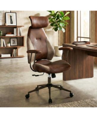 Ergonomic Office Chair Computer Desk Chair with 2D Headrest and Rocking Backrest