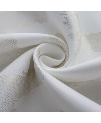 Heathrow Halo Foil Blackout Polyester Window Curtain Grommet Panel 52" x 84"