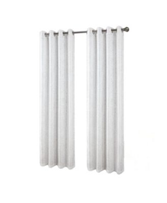 Brighton Foil Jacquard Polyester Window Curtain Grommet Panel 52" x 84"