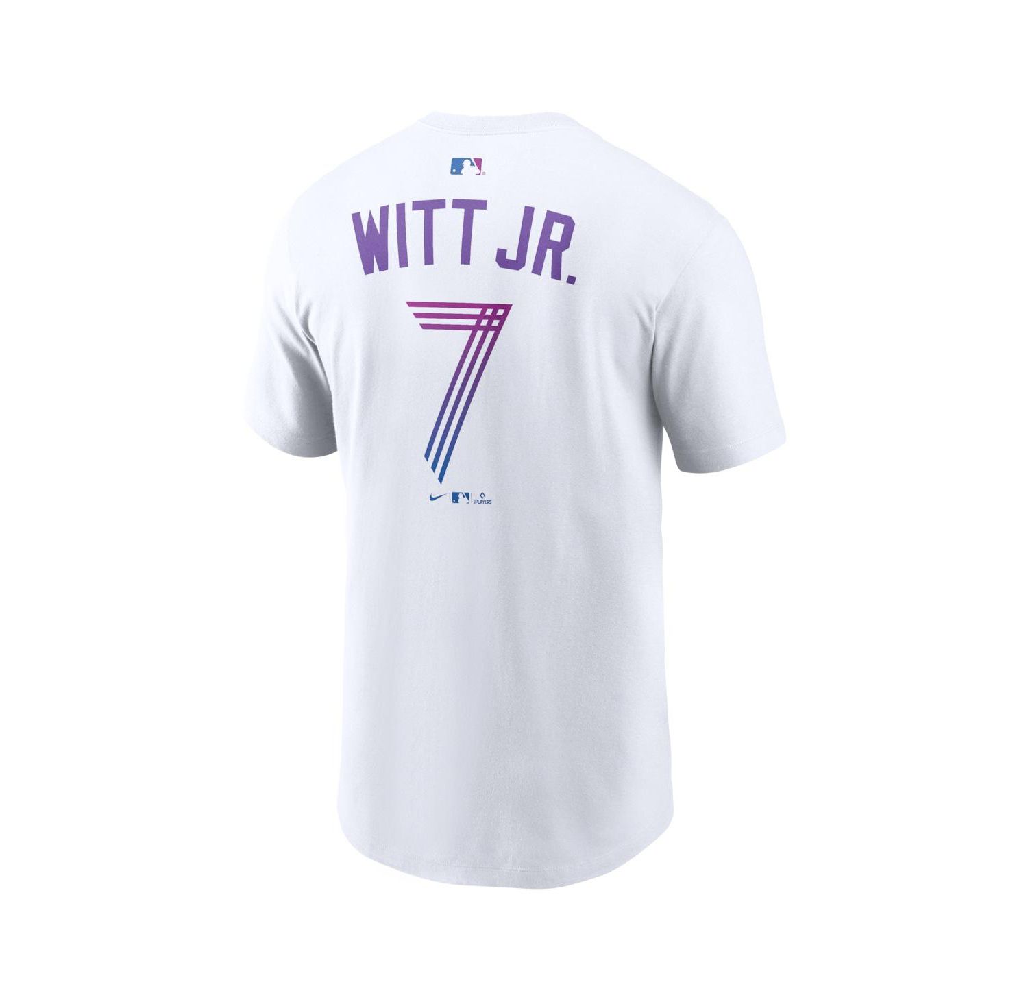 Men's Bobby Witt Jr. White Kansas City Royals 2026 City Connect Name & Number T-Shirt