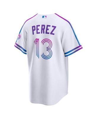 Men's Salvador Perez White Kansas City Royals 2026 City Connect Stadium Jersey