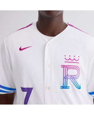 Men's Bobby Witt Jr. White Kansas City Royals 2026 City Connect Stadium Jersey