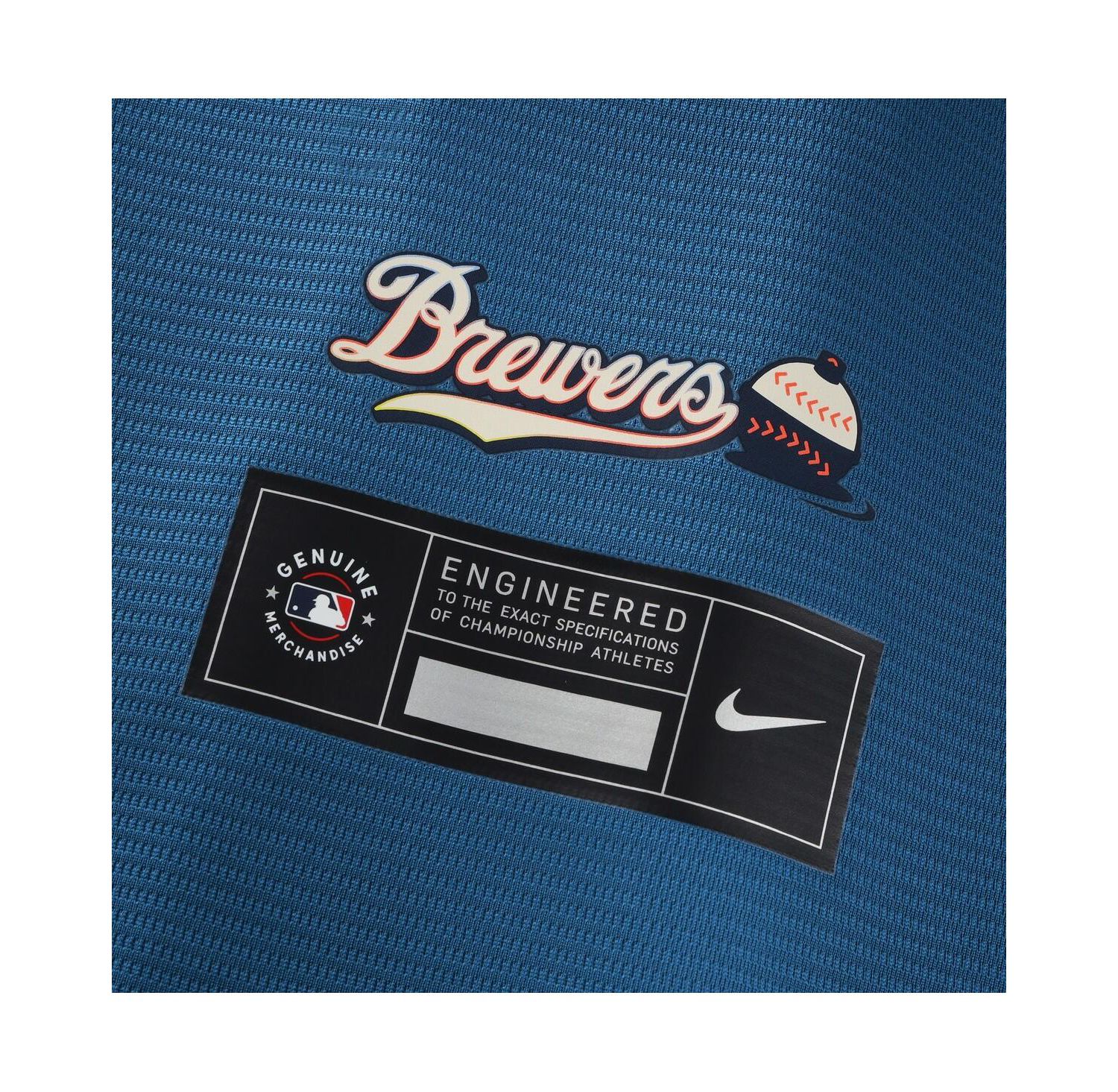 Men's Jackson Chourio Mineral Blue Milwaukee Brewers 2026 City Connect Stadium Jersey