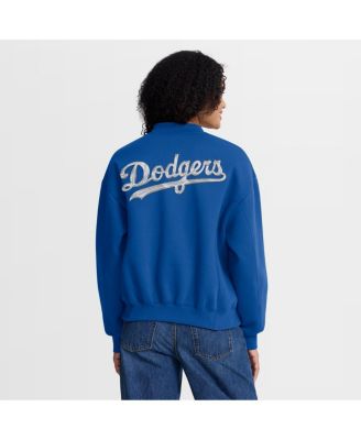Women's Royal Los Angeles Dodgers Oversized Rage Against Full-Zip Jacket
