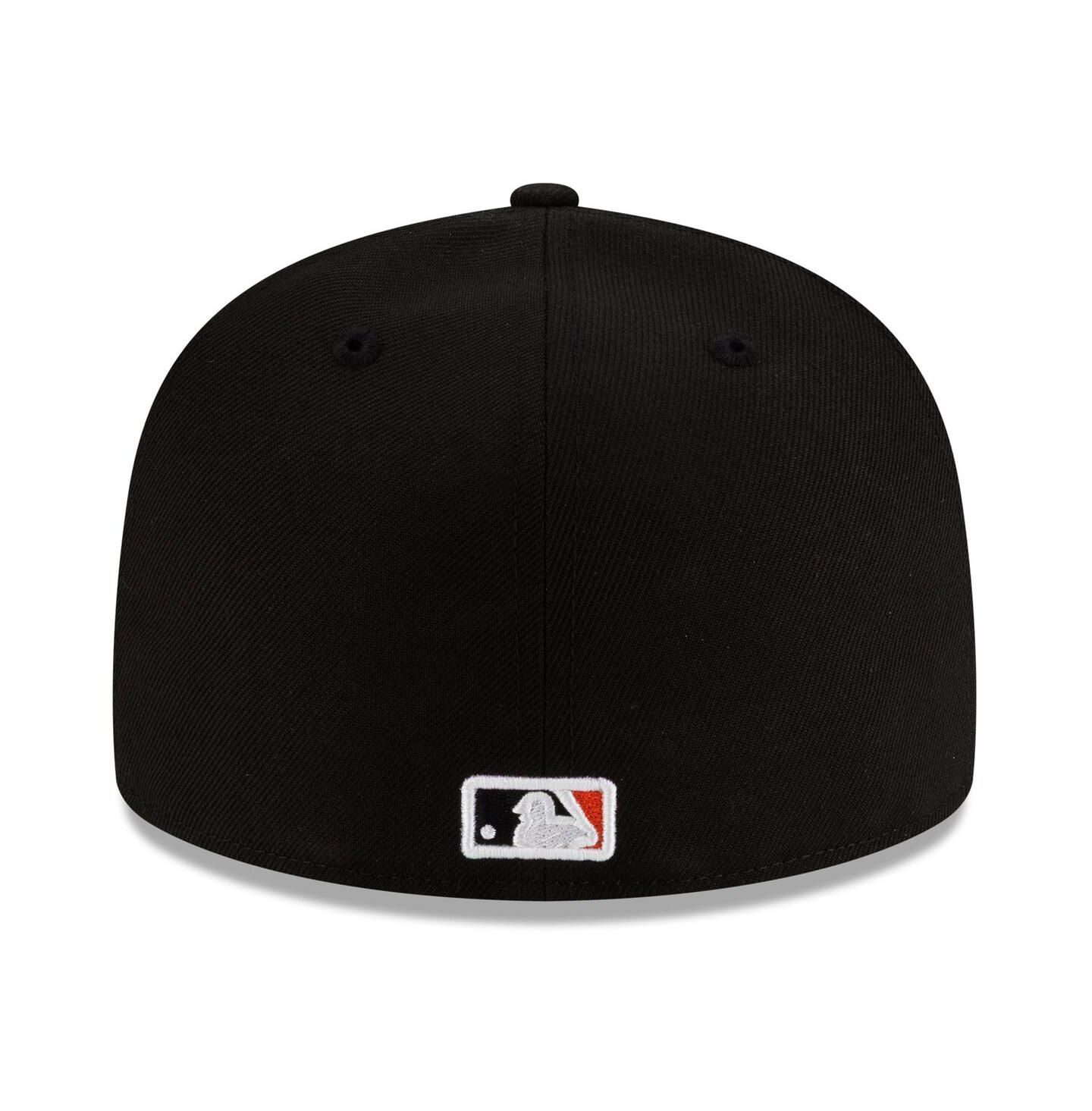 Мужская кепка New Era Gray/Black San Francisco Giants Authentic Collection Alternate 59FIFTY Fitted Hat — фото 4