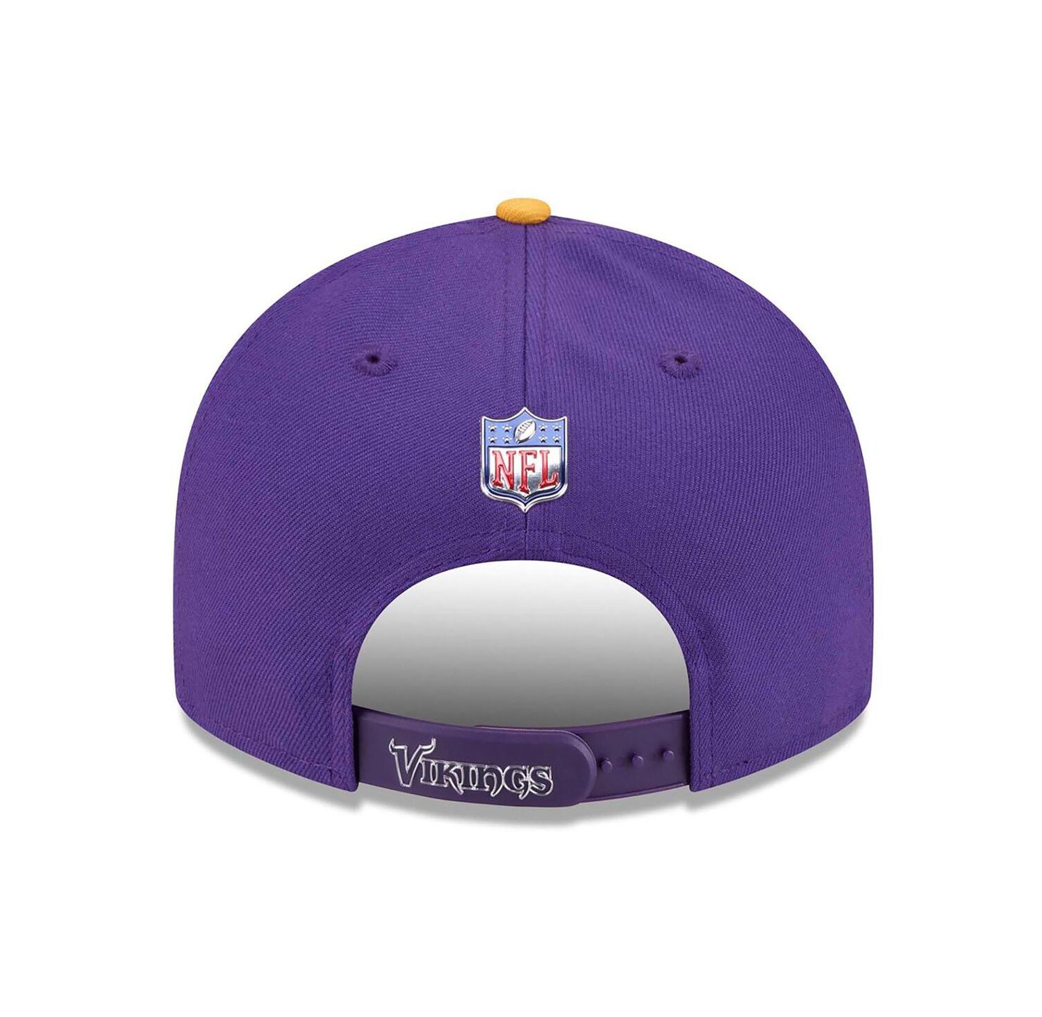 Men's Purple/Gold Minnesota Vikings 2026 NFL Draft On Stage Pre-Curved 9FIFTY Snapback Hat