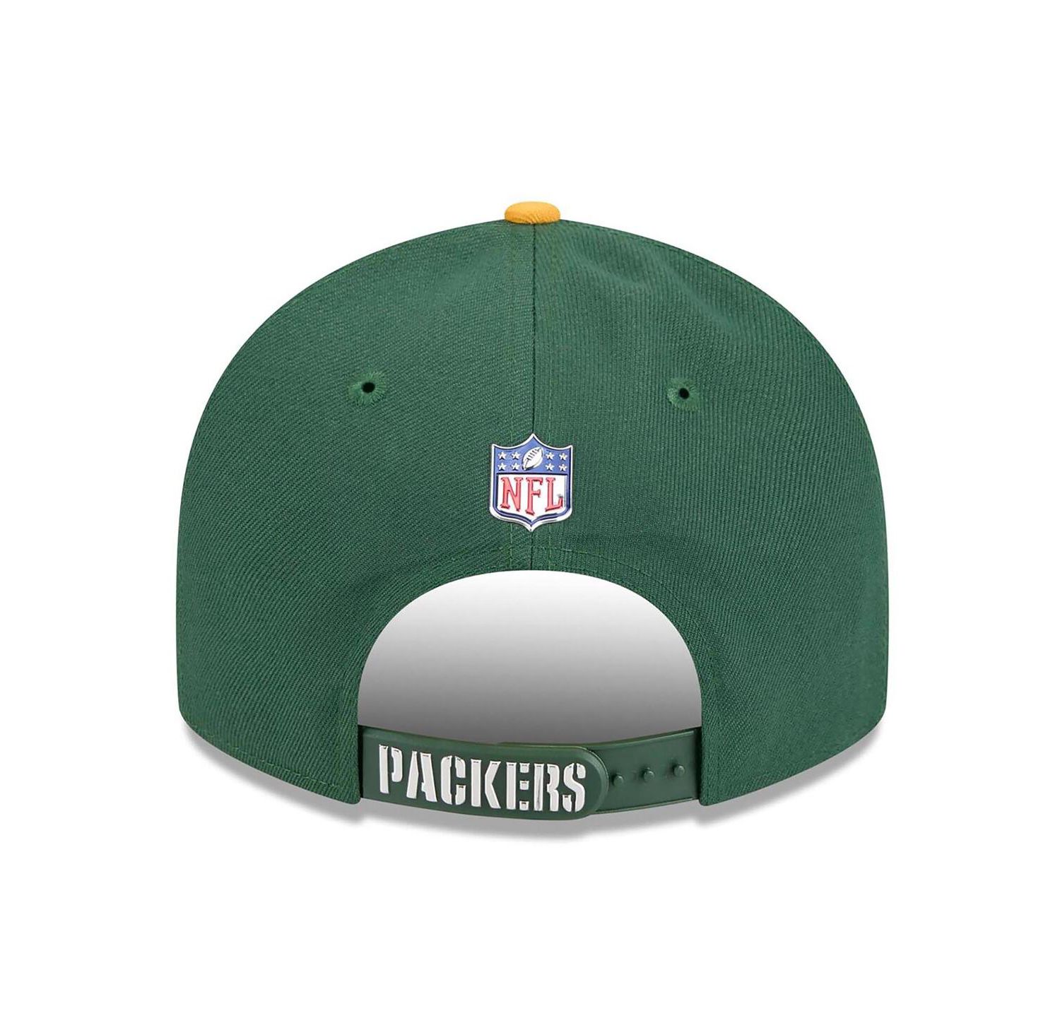 Men's Green/Gold Green Bay Packers 2026 NFL Draft On Stage Pre-Curved 9FIFTY Snapback Hat
