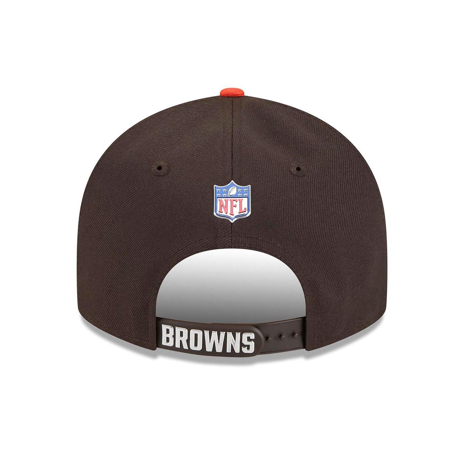 Men's Brown/Orange Cleveland Browns 2026 NFL Draft On Stage Pre-Curved 9FIFTY Snapback Hat