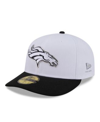Men's White/Black Denver Broncos 2026 NFL Draft Pre-Curved 59FIFTY Fitted Hat