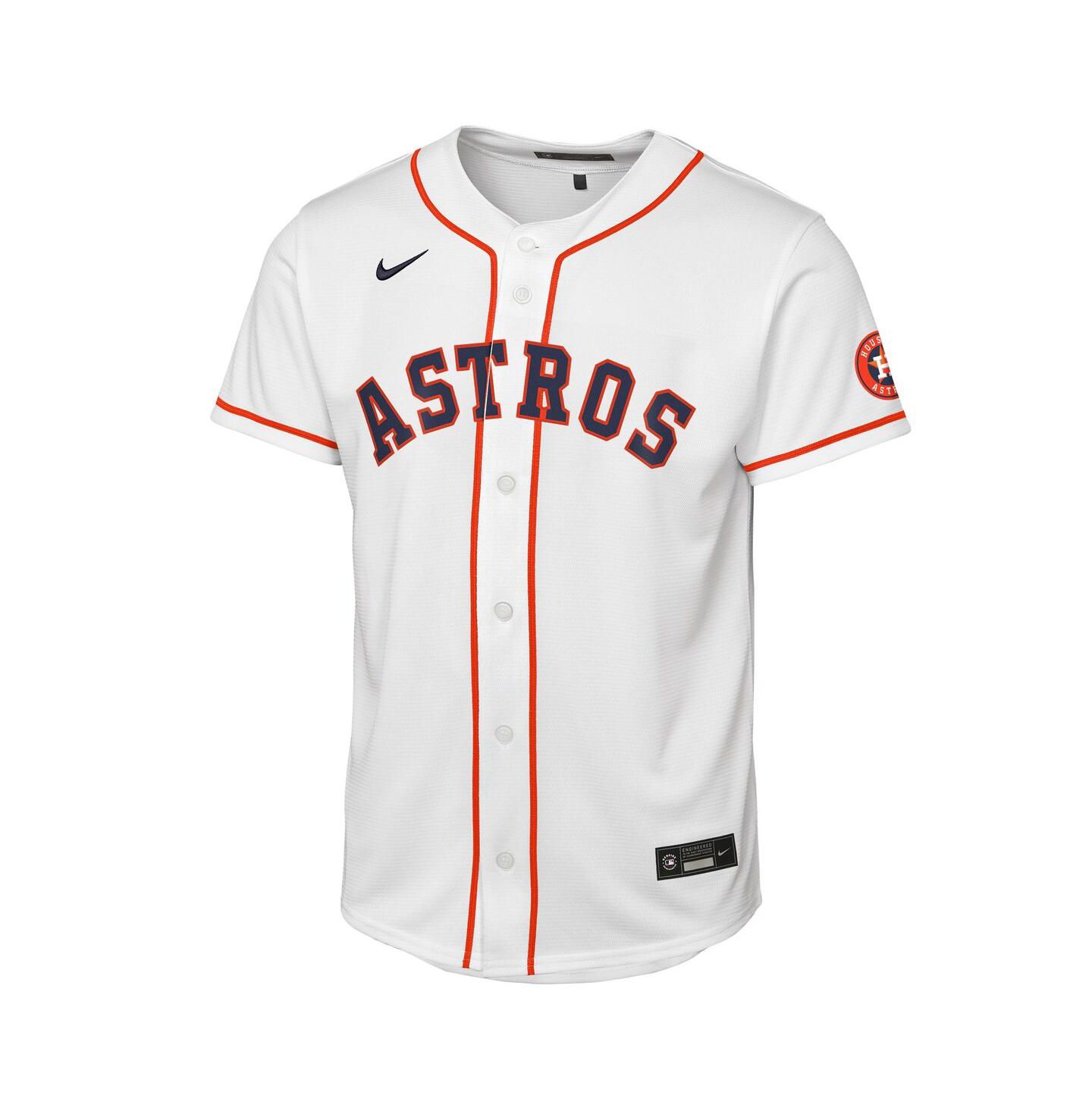 Детское джерси Nike Houston Astros Home Stadium, White — фото 2