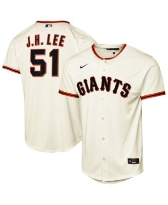 Big Boys and Girls Jung Hoo Lee Cream San Francisco Giants Home Replica Player Jersey