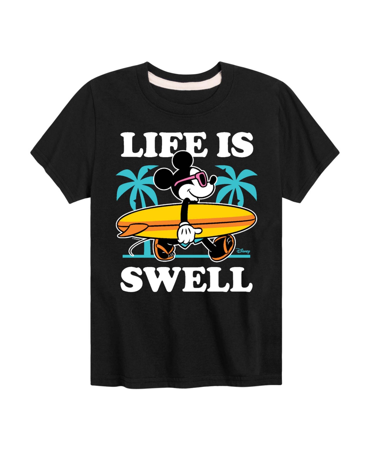 Disney Boys' Toddler 2T-5T Graphic Short-Sleeve T-Shirt - Black
