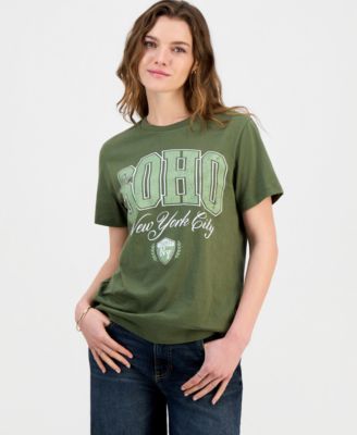 Juniors' Soho NYC Graphic-Print Tee