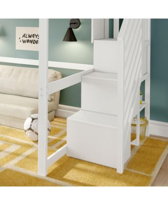 Max and Lily Classic Full High Loft wiith  Staircase