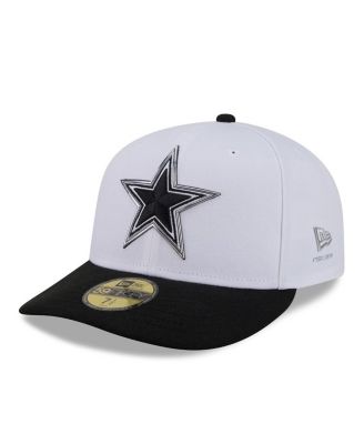 Men's White/Black Dallas Cowboys 2026 NFL Draft Pre-Curved 59FIFTY Fitted Hat