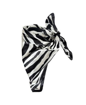 Women's Satin Striped Headscarf
