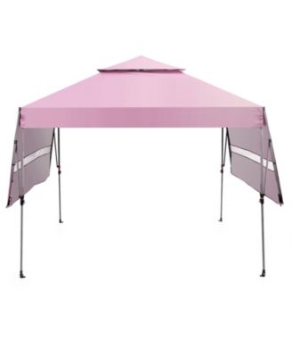 10 x 17.6 ft Instant Pop Up Canopy Tent with Dual Half Awnings