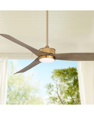 60" Montage Modern Indoor Outdoor Ceiling Fan with Dimmable LED Light