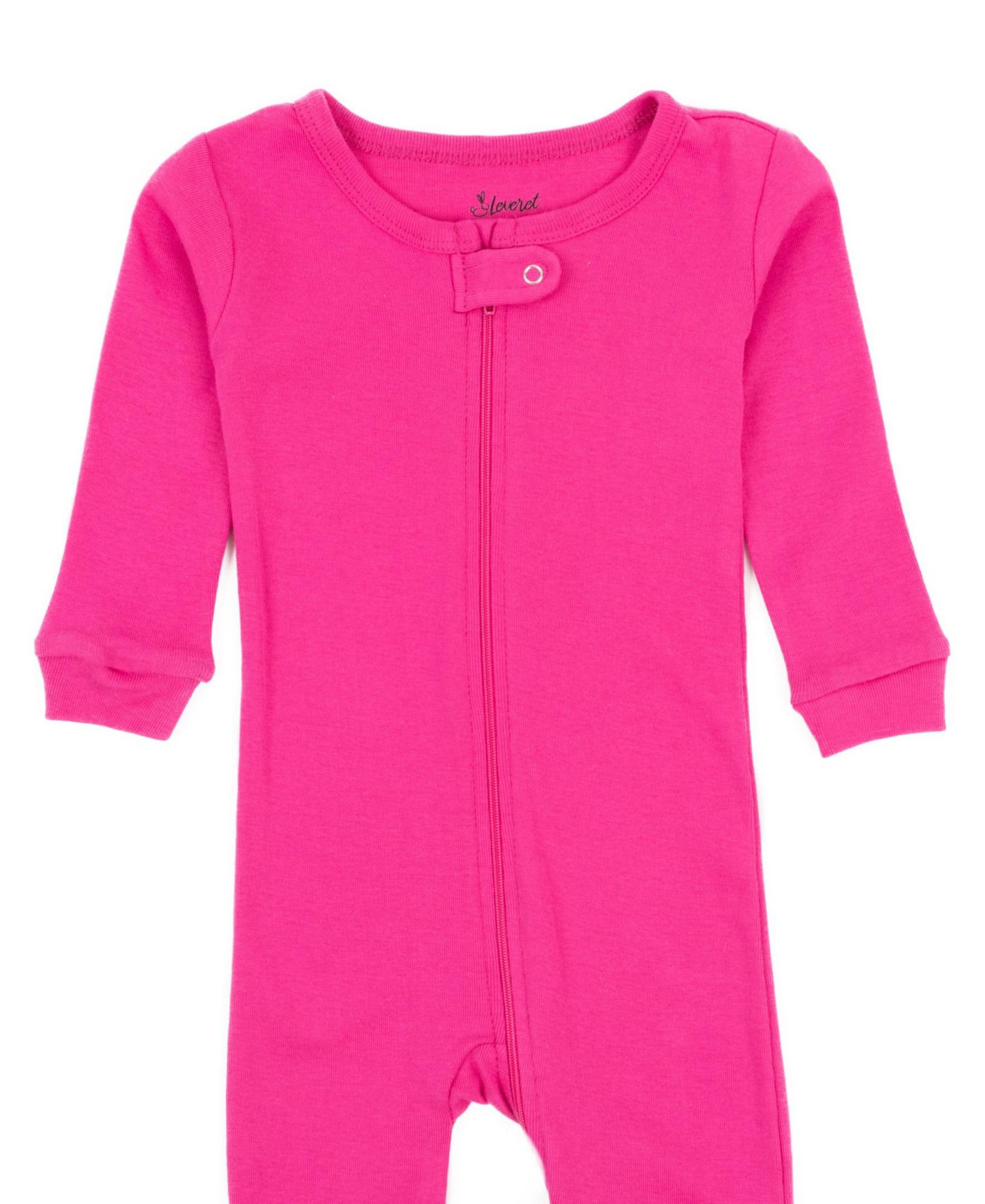 Baby Matching Family One Piece Footed Cotton Solid Color Pajamas 03M-24M