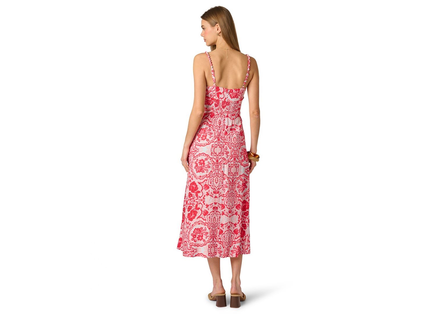 Women's V-Neck Midi Dress