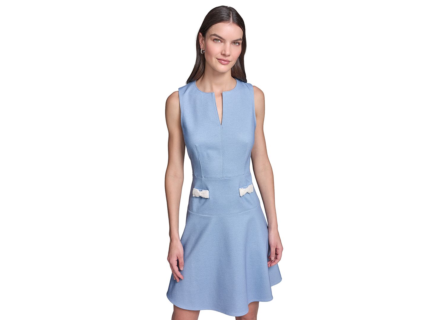 Women's Fit and Flare Sleeveless Dress