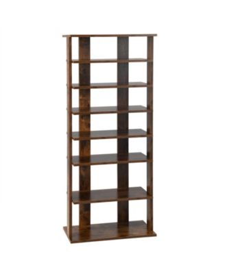 7-Tier Vertical Shoe Rack for Front Door, 18.5" x 10" x 43.5"