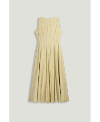 Women's Sleeveless Textured Midi Dress