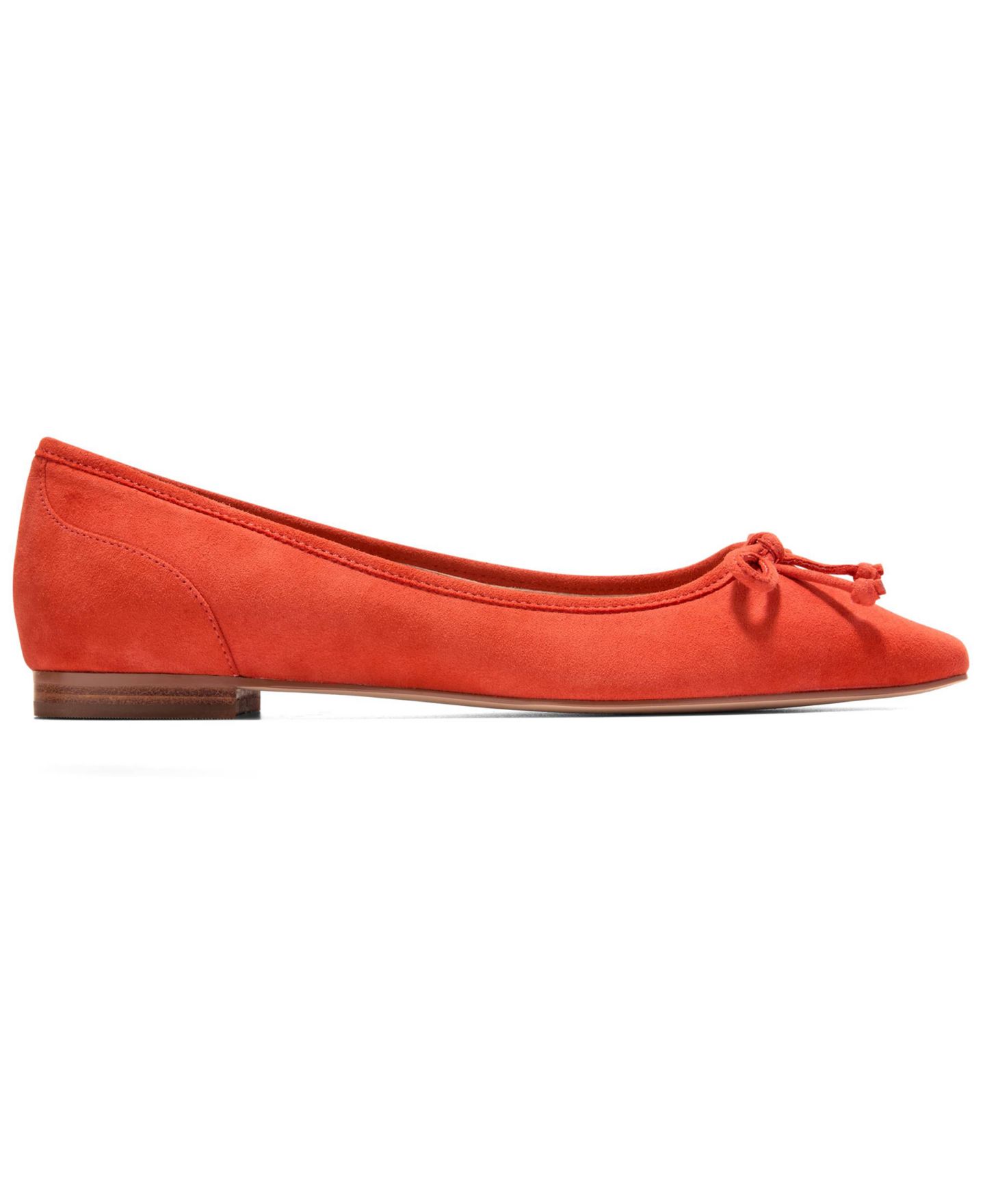 Женские балетки Cole Haan Paget, цвет: Инжирный замшевый — фото 2