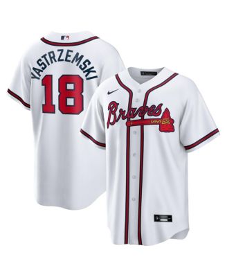 Men's Mike Yastrzemski White Atlanta Braves Replica Jersey