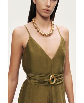 Women's Strappy Wide-Leg Jumpsuit