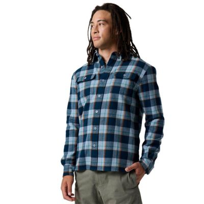 Men's Venture Midweight Flannel Shirt Button-Down Long-Sleeve Shirts