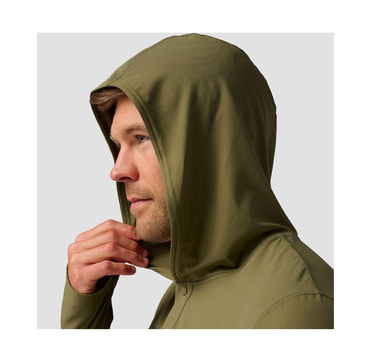 Men's Hybrid Tahoe Sun Hoodie Performance Shirts Long Sleeve