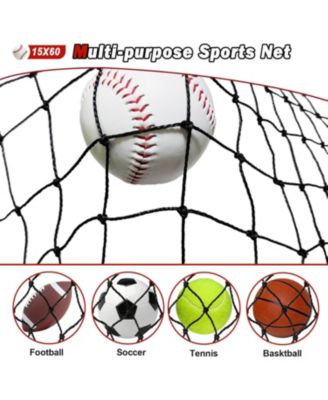 Baseball Softball Backstop Nets,Sports Net,Sports Netting Barrier,Sports Netting for Backyard,Twisted Knotted PE Net